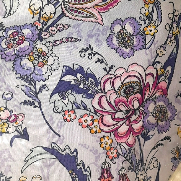 Last 1☆NWT Beautiful VERA BRADLEY ~Hummingbird Park City Shopper Tote~XL - Picture 7 of 12